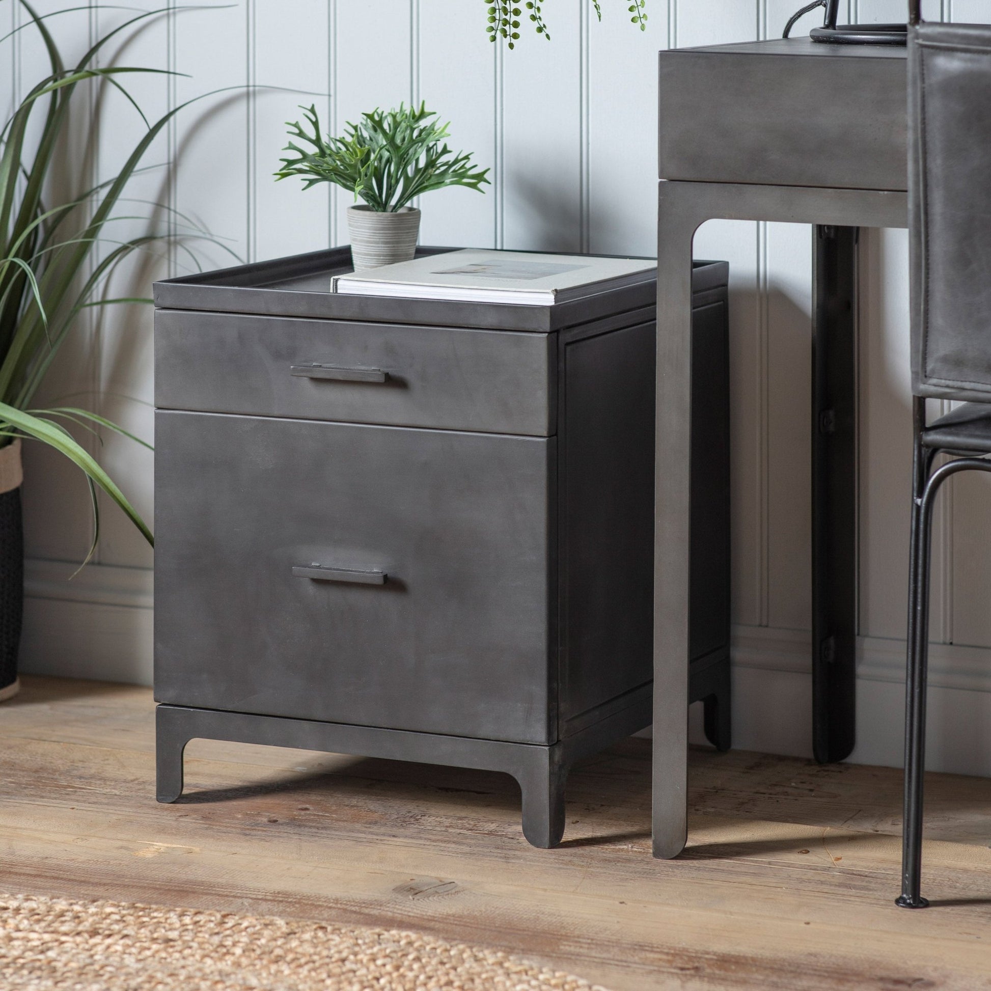 Ottinge 2 Drawer Side Table - hdesign - Side Tables