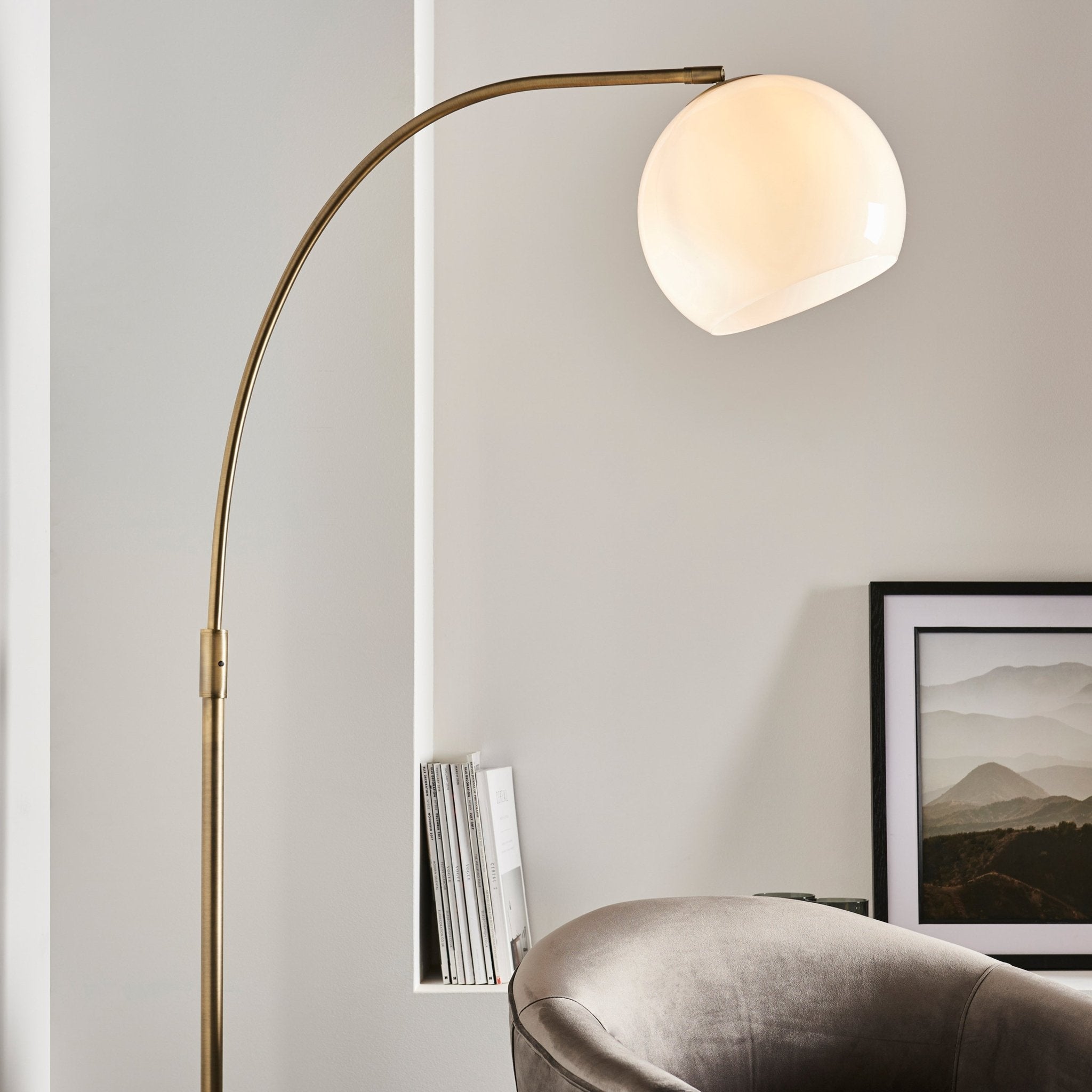 Otto Floor Lamp - Black Marble - hdesign - Floor Lamps