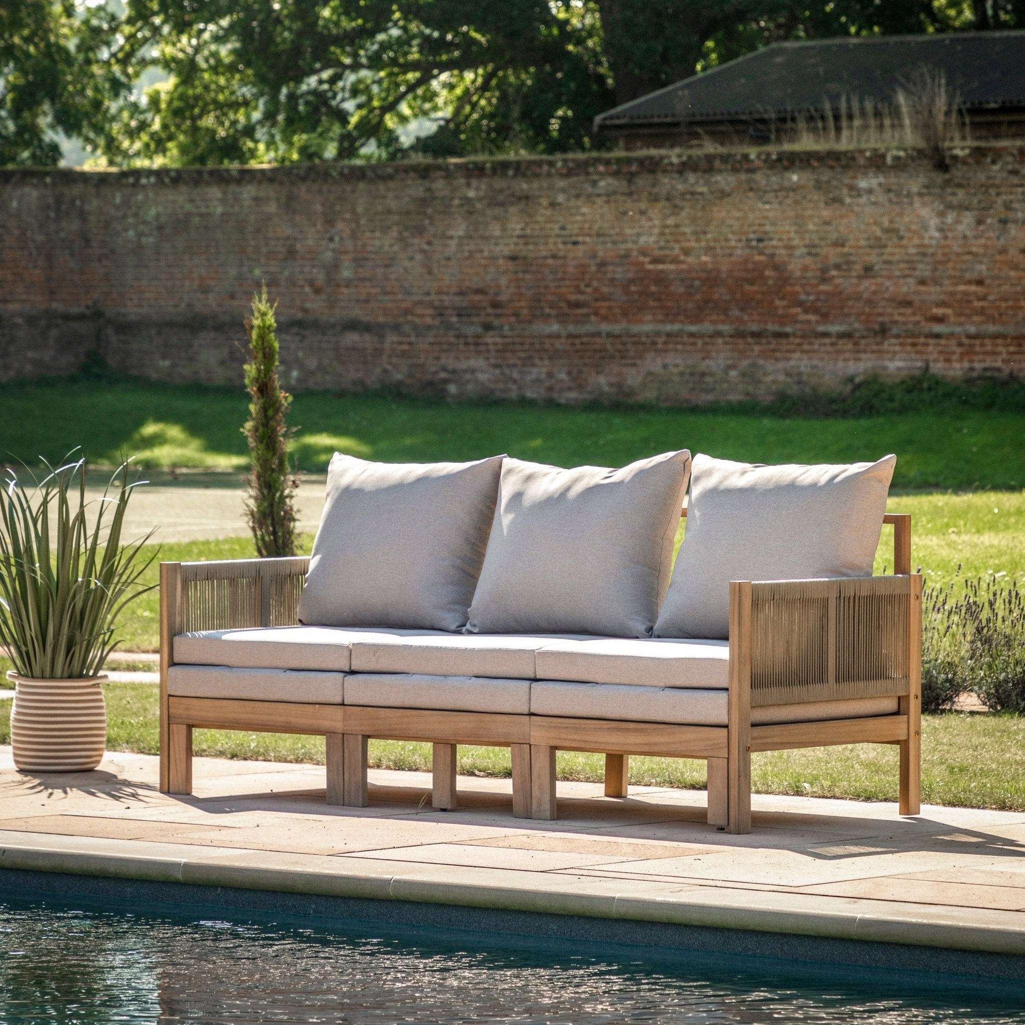 Paros Pull Out Sofa - hdesign - Outdoor Sofas
