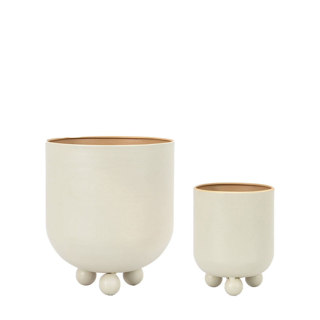 Pluto Planter - Grey (Set of 2) - hdesign - Planters
