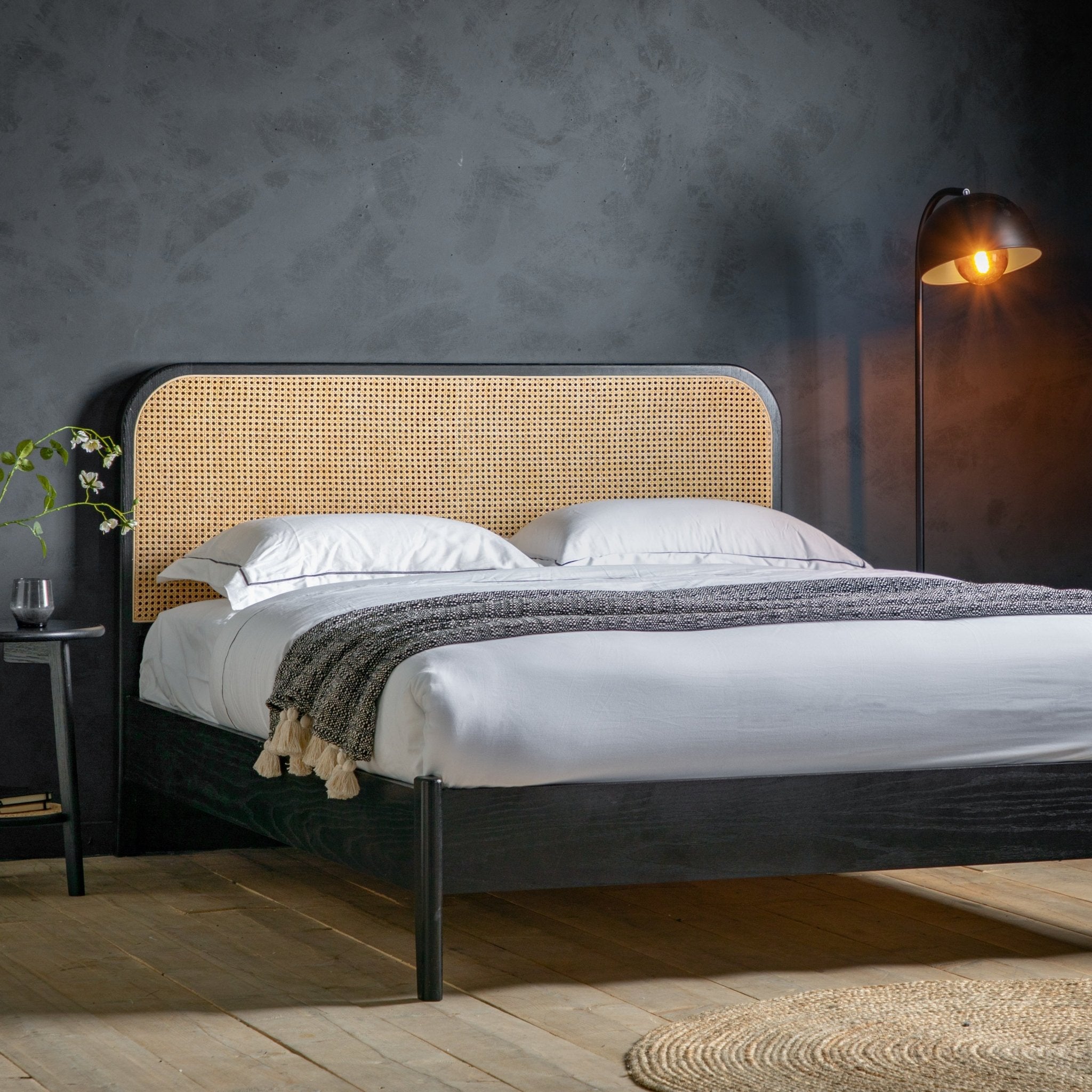 Skylar Bed - Natural - King - hdesign - Kingsize Bedframes