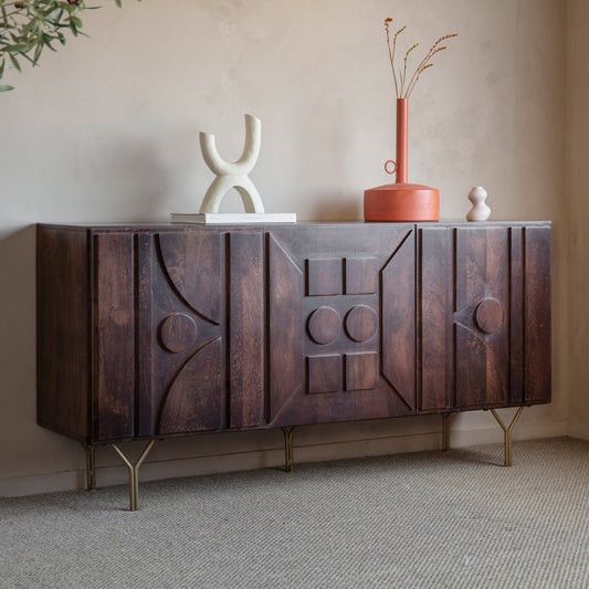 Stonecroft 3 Door Sideboard - hdesign - Sideboards