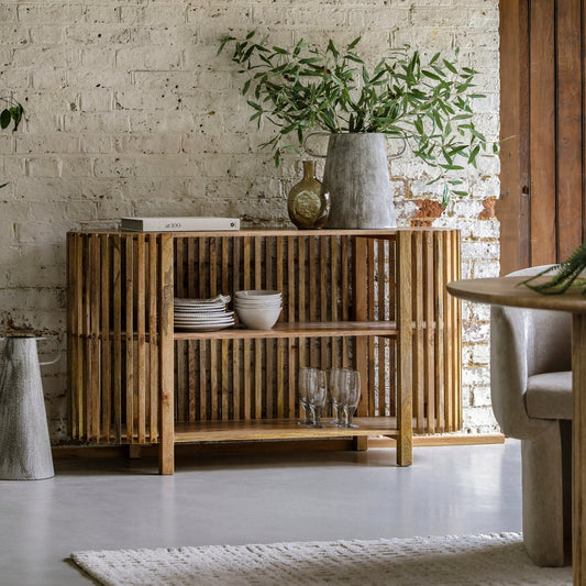 Voss Slatted Console Table - hdesign - Console Tables