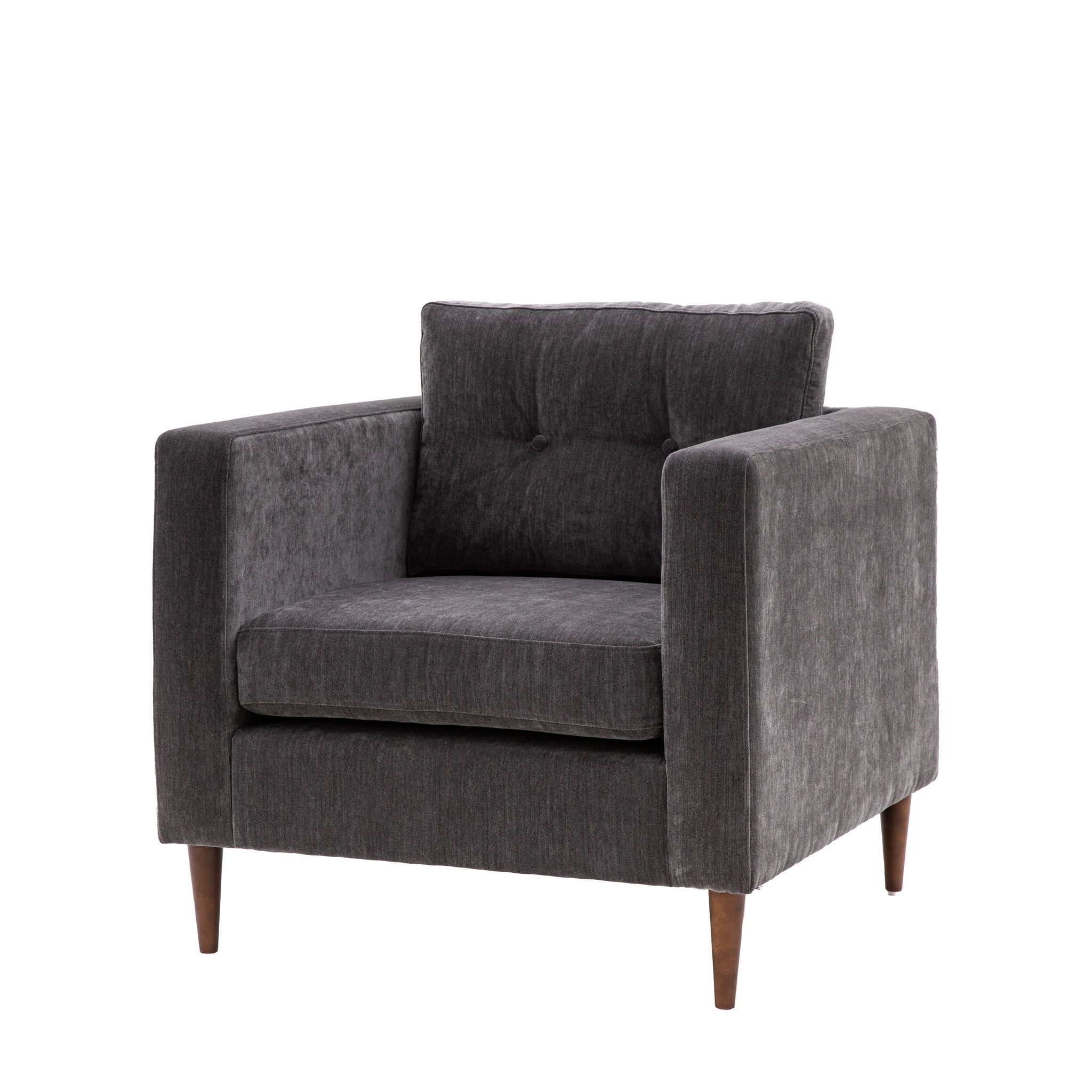 Whitwell Armchair - Charcoal - hdesign - Armchairs