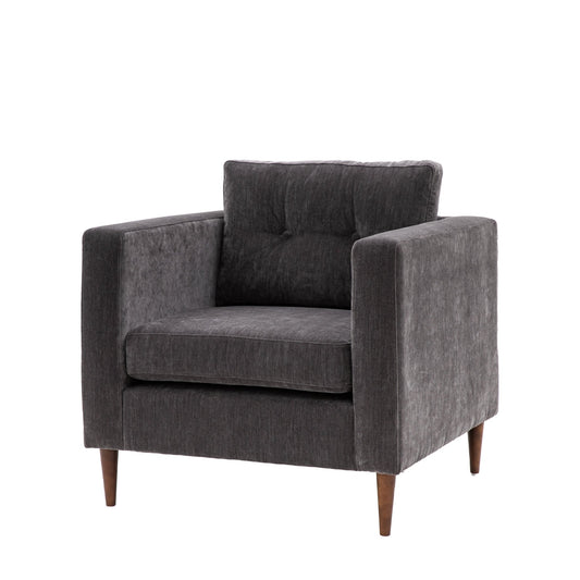 Whitwell Armchair - Charcoal - hdesign - Armchairs