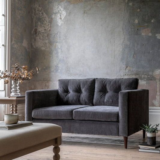 Whitwell Sofa 2 Seater - Charcoal - hdesign - 2 Seater Sofas