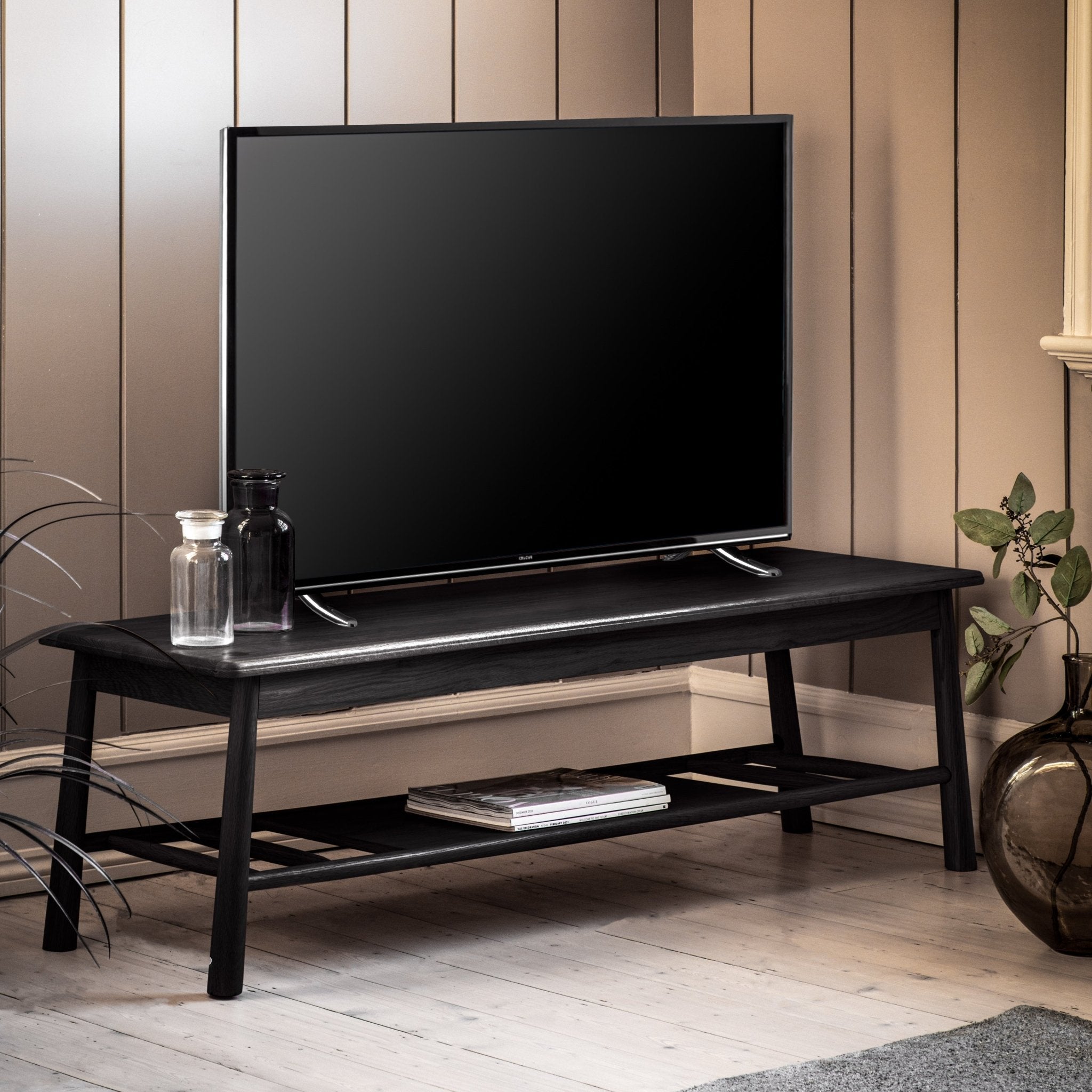 Wycombe Media Unit - Black - hdesign - Media Units