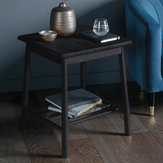 Wycombe Side Table - Black - hdesign - Side Tables